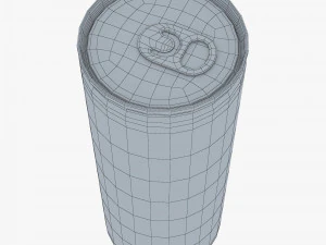 Braurish Energy Drink Can 250ml Simple M 1 3D Model