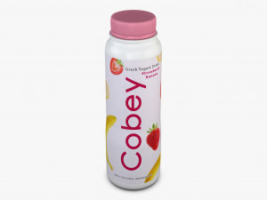 Cobey Yogurt Bottle 350ml Simple M 1 3D Model