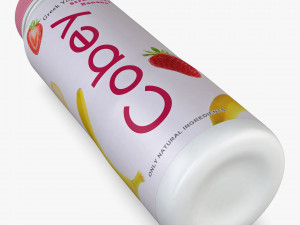 Cobey Yogurt Bottle 350ml Simple M 1 3D 모델