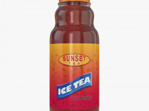 Ice Tea Classic Bottle 450ml Simple M 1 3D Model