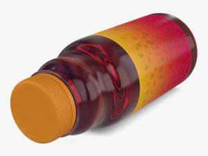 Ice Tea Classic Bottle 450ml Simple M 1 3D Model