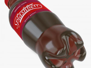 Botol Splashberry 500ml Sederhana M 1 Model 3D