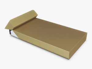 Cigarettes Pack Super Slims Opened M 1 3D Model