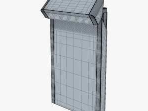 Cigarettes Pack Super Slims Opened M 1 3D Model