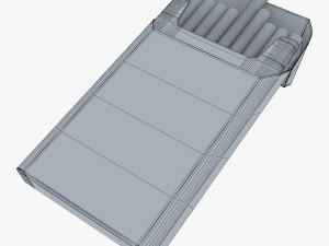 Cigarettes Pack Super Slims Opened M 1 3D 模型