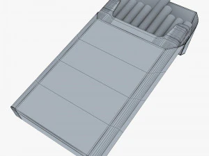 Cigarettes Pack Super Slims Opened M 1 3D Model