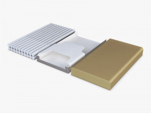 Cigarettes Pack Super Slims Closed M 1 Modello 3D