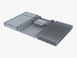 Cigarettes Pack Super Slims Closed M 1 Modello 3D
