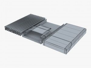 Cigarettes Pack Super Slims Closed M 1 Modello 3D