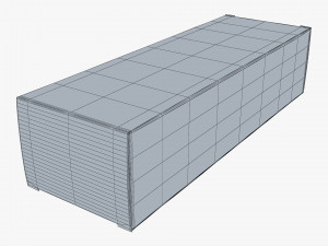 Package Cardboard Box M 1 3D Model