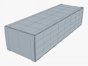 Package Cardboard Box M 1 3D Model
