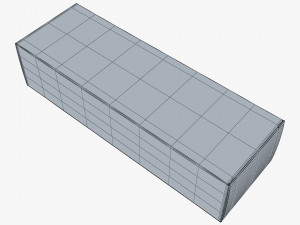 Package Cardboard Box M 1 3D Model