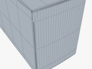Package Cardboard Box M 1 3D Model