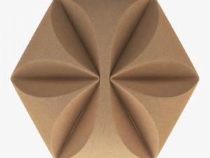 Package Cardboard Hexagon Petal Box M 1 3D-Modell