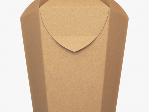 Package Cardboard Hexagon Petal Box M 1 3D-Modell