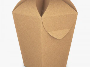 Package Cardboard Hexagon Petal Box M 1 3D Model