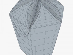 Package Cardboard Hexagon Petal Box M 1 3D Model