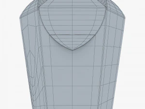 Package Cardboard Hexagon Petal Box M 1 3D Model
