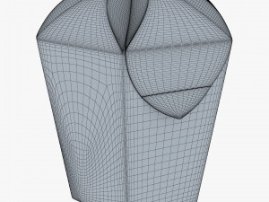 Package Cardboard Hexagon Petal Box M 1 3D-Modell