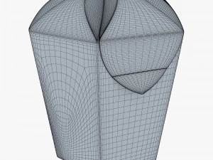Package Cardboard Hexagon Petal Box M 1 3D Model