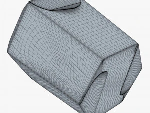 Package Cardboard Hexagon Petal Box M 1 3D Model