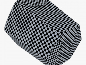 Package Cardboard Hexagon Petal Box M 1 3D-Modell
