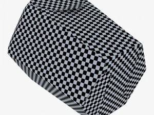 Package Cardboard Hexagon Petal Box M 1 3D Model