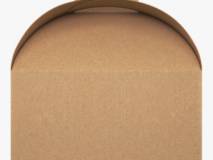 Package Cardboard Treat Box M 1 Modelo 3D
