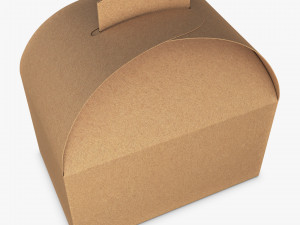 Package Cardboard Treat Box M 1 Modelo 3D
