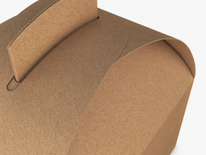 Package Cardboard Treat Box M 1 Modelo 3D