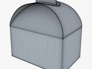 Package Cardboard Treat Box M 1 Modelo 3D
