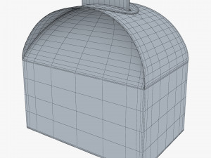 Package Cardboard Treat Box M 1 Modelo 3D