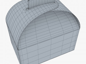 Package Cardboard Treat Box M 1 Modelo 3D