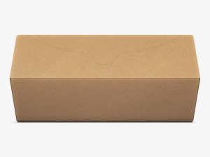 Package Cardboard Hexagon Box M 1 3D Model