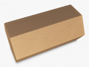 Package Cardboard Hexagon Box M 1 3D Model