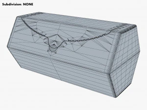 Package Cardboard Hexagon Box M 1 3D Model