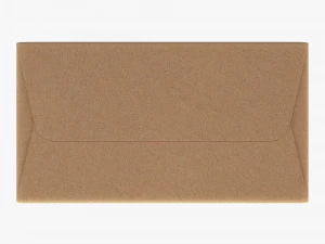 Package Cardboard Trapezoid Box M 1 3D Model