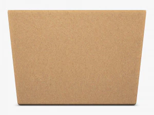 Package Cardboard Trapezoid Box M 1 3D Model