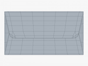 Package Cardboard Trapezoid Box M 1 3D Модель