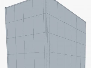 Package Cardboard Trapezoid Box M 1 3D Model