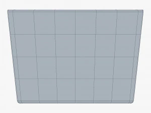 Package Cardboard Trapezoid Box M 1 3D Model