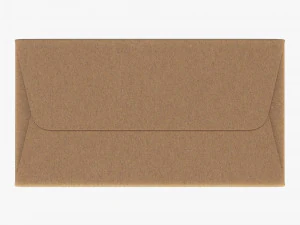 Package Cardboard Trapezoid Box M 2 3D Model