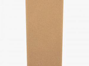 Package Cardboard Trapezoid Box M 2 3D Model