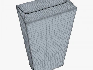 Package Cardboard Trapezoid Box M 2 3D Model