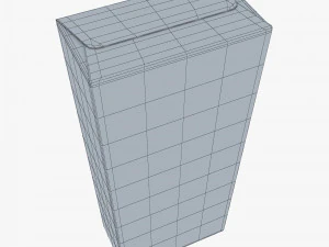 Package Cardboard Trapezoid Box M 2 3D Model