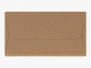 Package Cardboard Trapezoid Box With Window M 1 3D Model