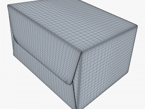 Package Cardboard Trapezoid Box With Window M 1 3D Model