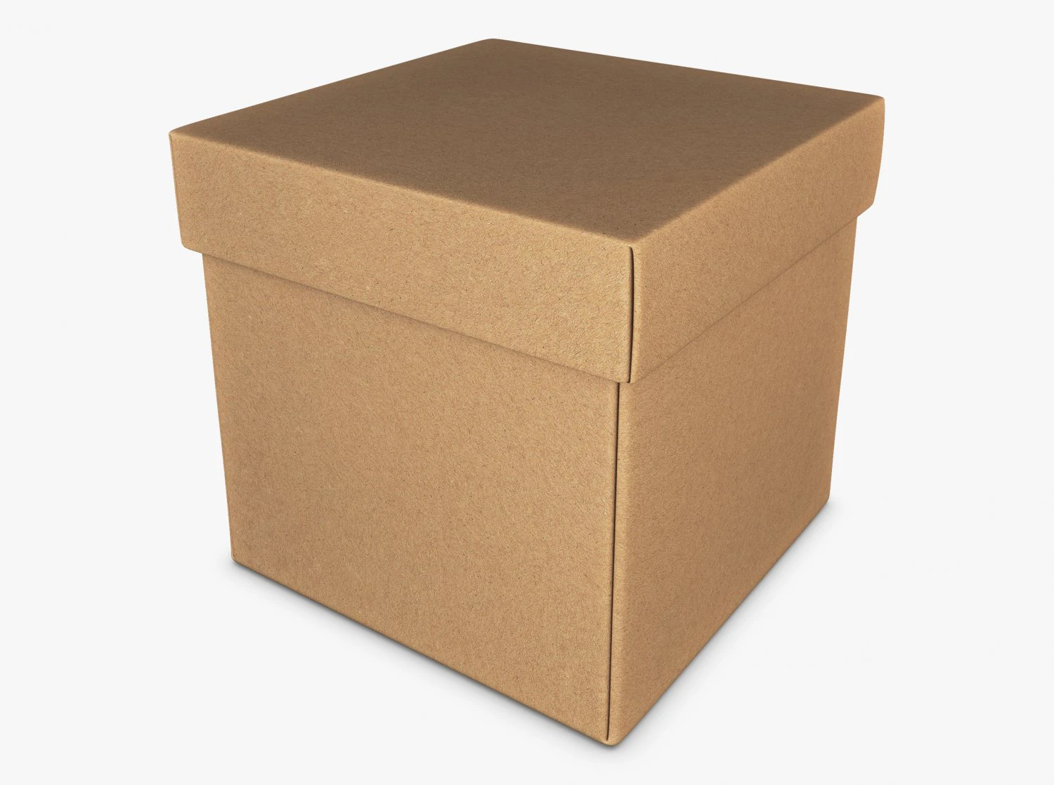 Package Cardboard Box M 2 3D Model .c4d .max .obj .3ds .fbx .stl .blend 