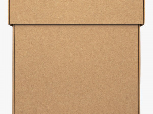 Package Cardboard Box M 2 3D 모델