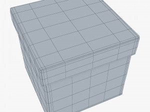 Package Cardboard Box M 2 3D 모델